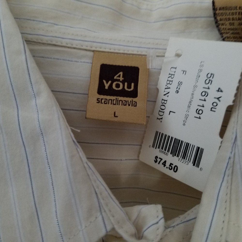 4 You men's shirt size large
